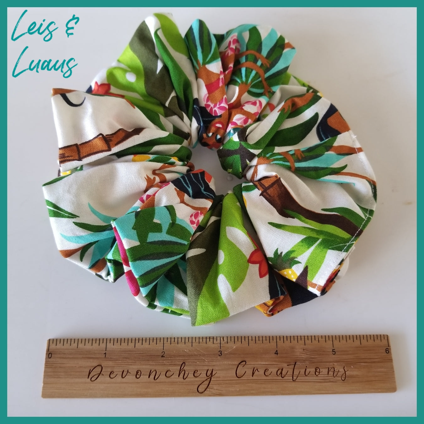 Giant Hawaiian Scrunchie, Leis & Luaus XL Scrunchie