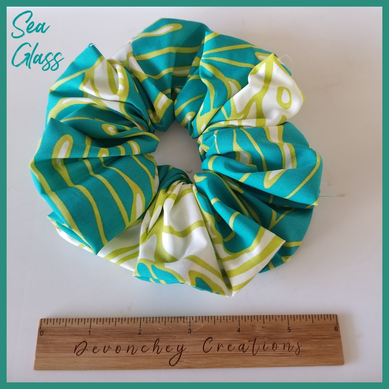 Giant Hawaiian Scrunchie, Sea Glass XL Scrunchie