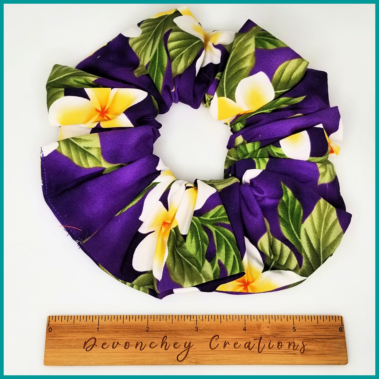 Giant Hawaiian Scrunchie, Amethyst Rainforest XL Scrunchie