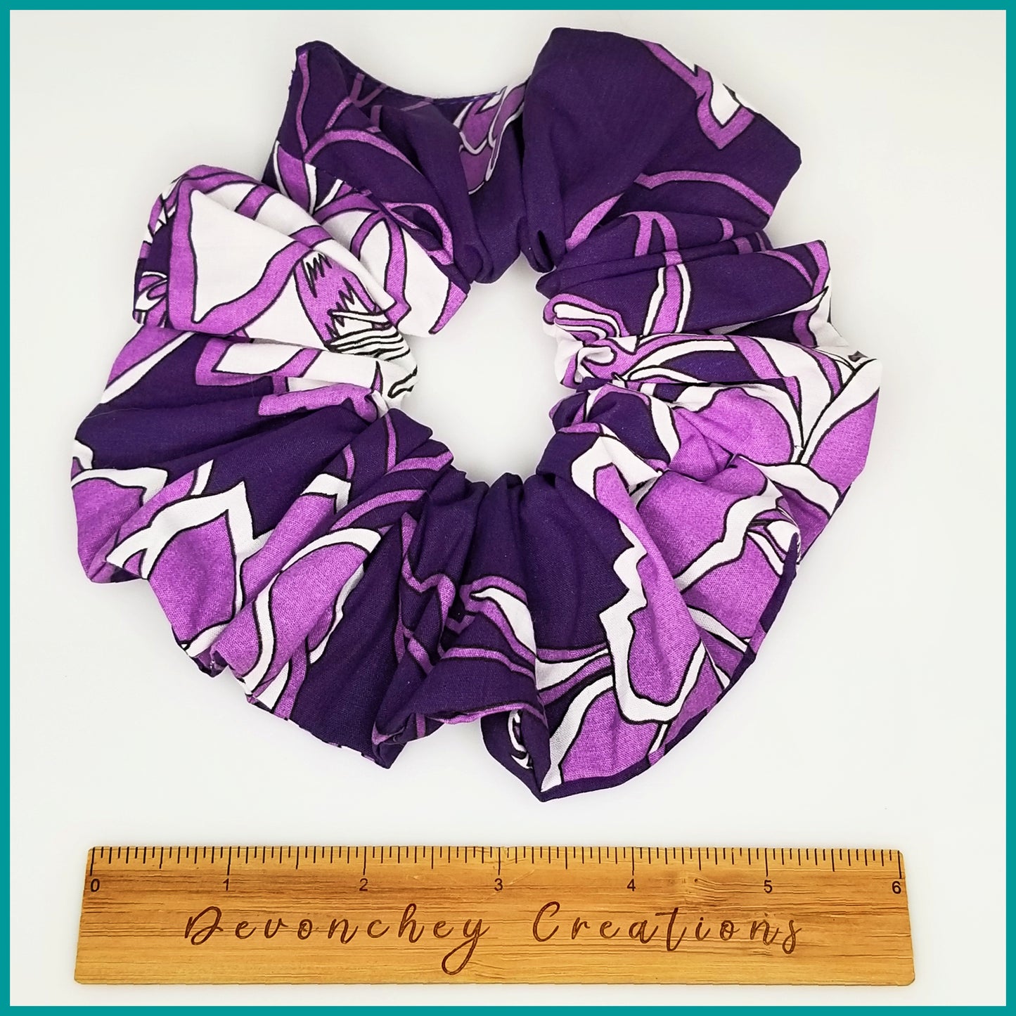 Giant Hawaiian Scrunchie, Twilight Florals XL Scrunchie
