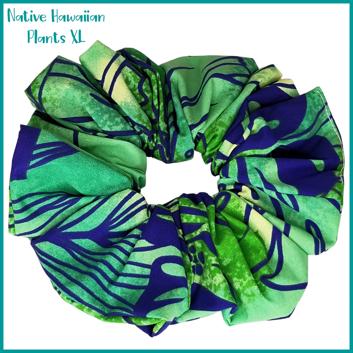 Giant Hawaiian Scrunchie, Native Hawaiian Plants XL Scrunchie