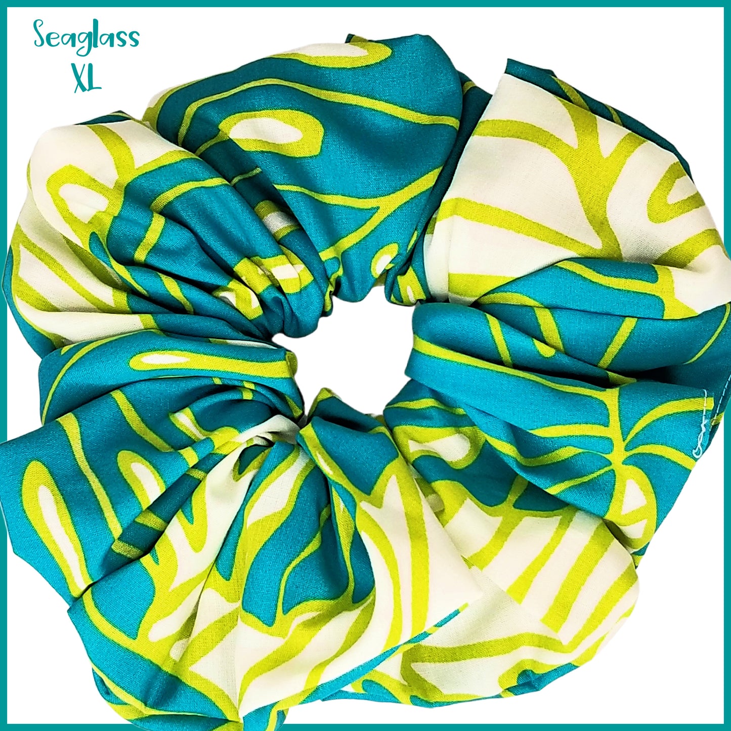 Giant Hawaiian Scrunchie, Sea Glass XL Scrunchie