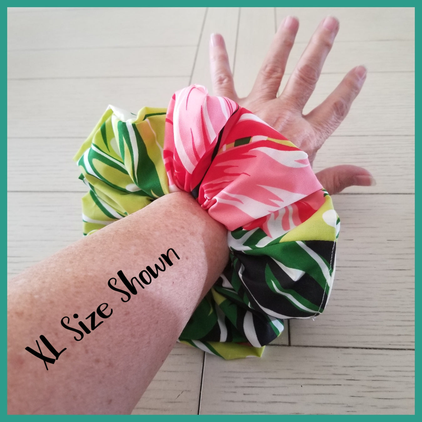 Giant Hawaiian Scrunchie, Deepwater Dreams XL Scrunchie