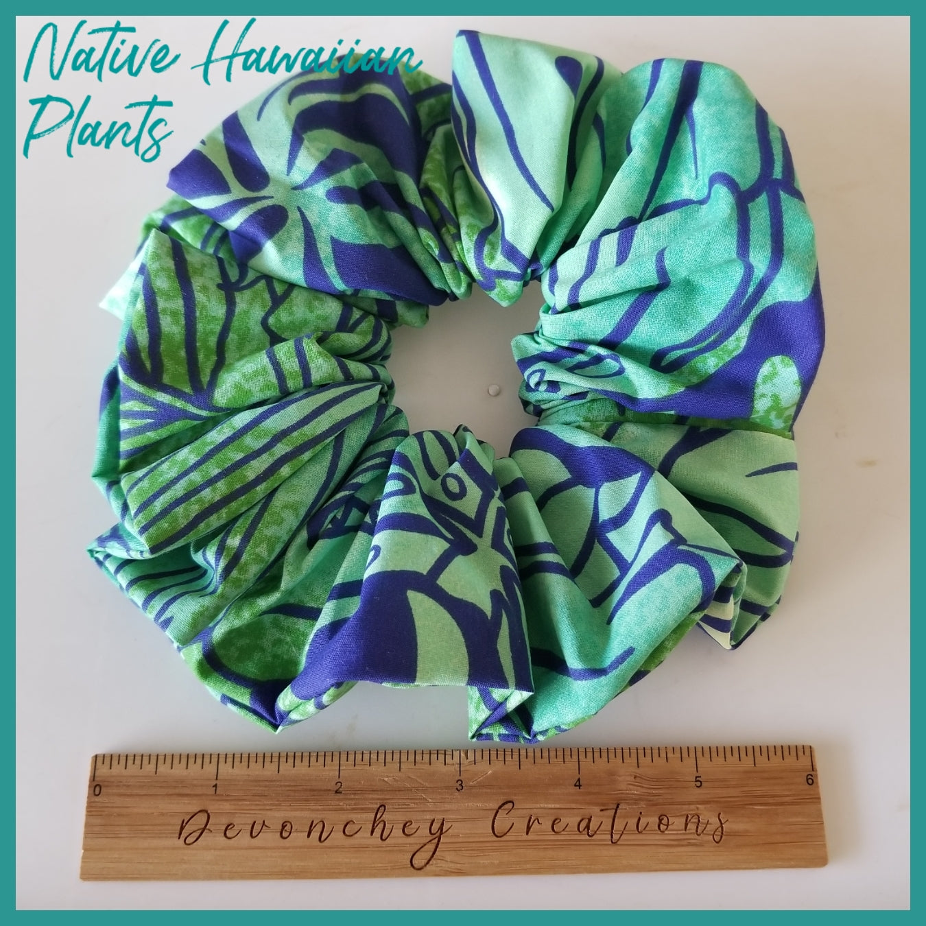 Giant Hawaiian Scrunchie, Native Hawaiian Plants XL Scrunchie