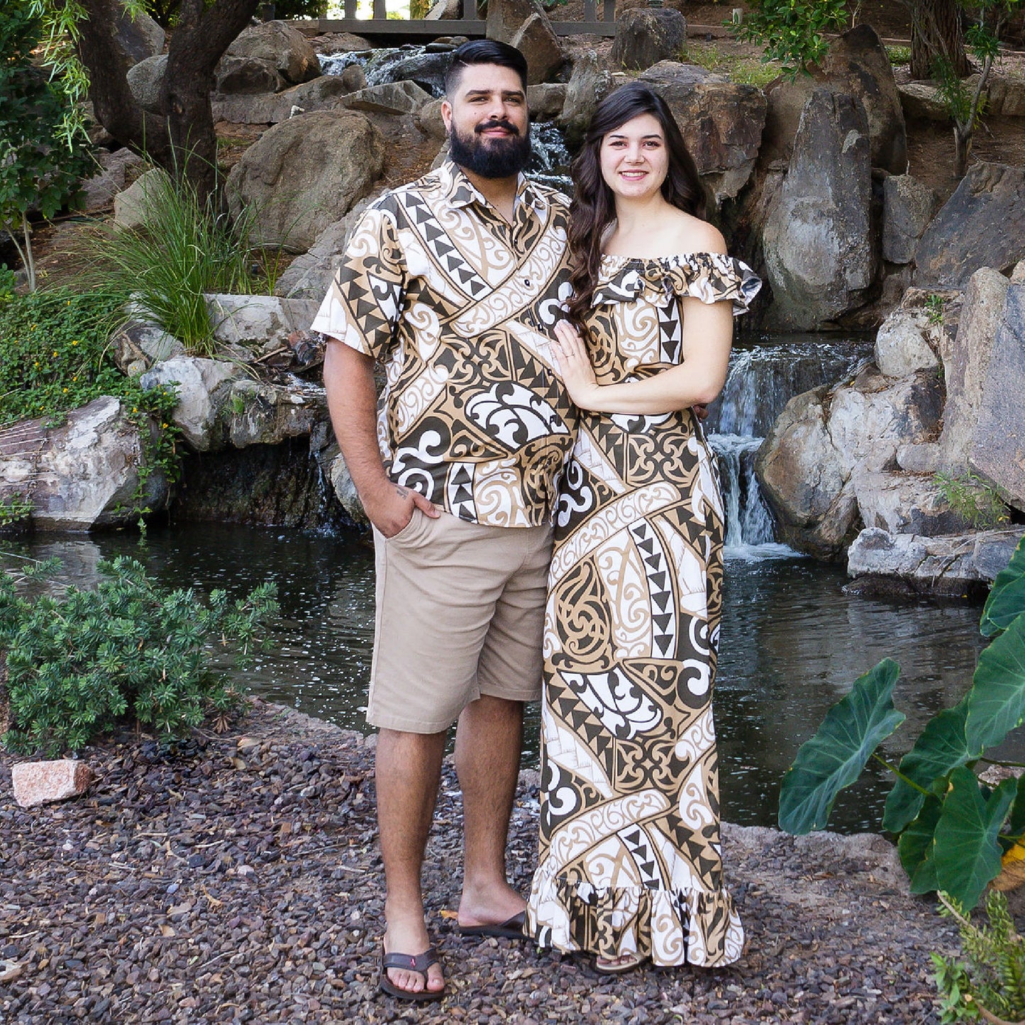 Couples Matching Hawaiian Outfit